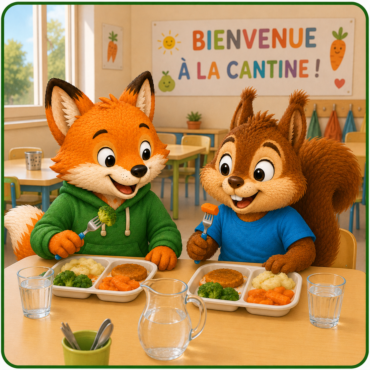 Visite du restaurant scolaire pour tous